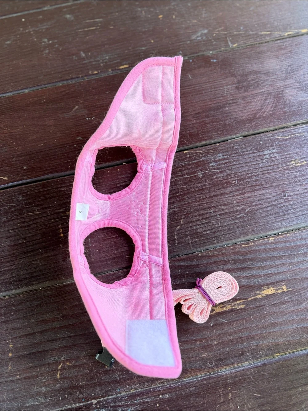 Pink Mesh Dog Harness and Leash Set - Size Small